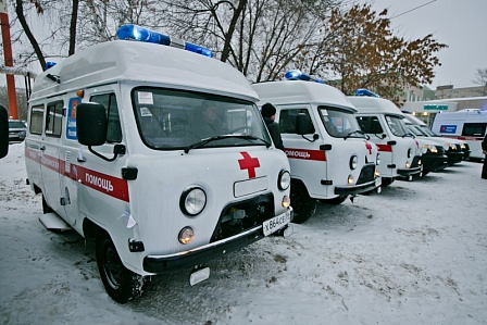 В Оренбуржье поступило 22 новых машины скорой медицинской помощи